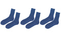 tittimitti® Men’s 100% Organic Cotton Boot Socks 3-Pack – Thick Warm Winter Crew Socks (Made in Italy)