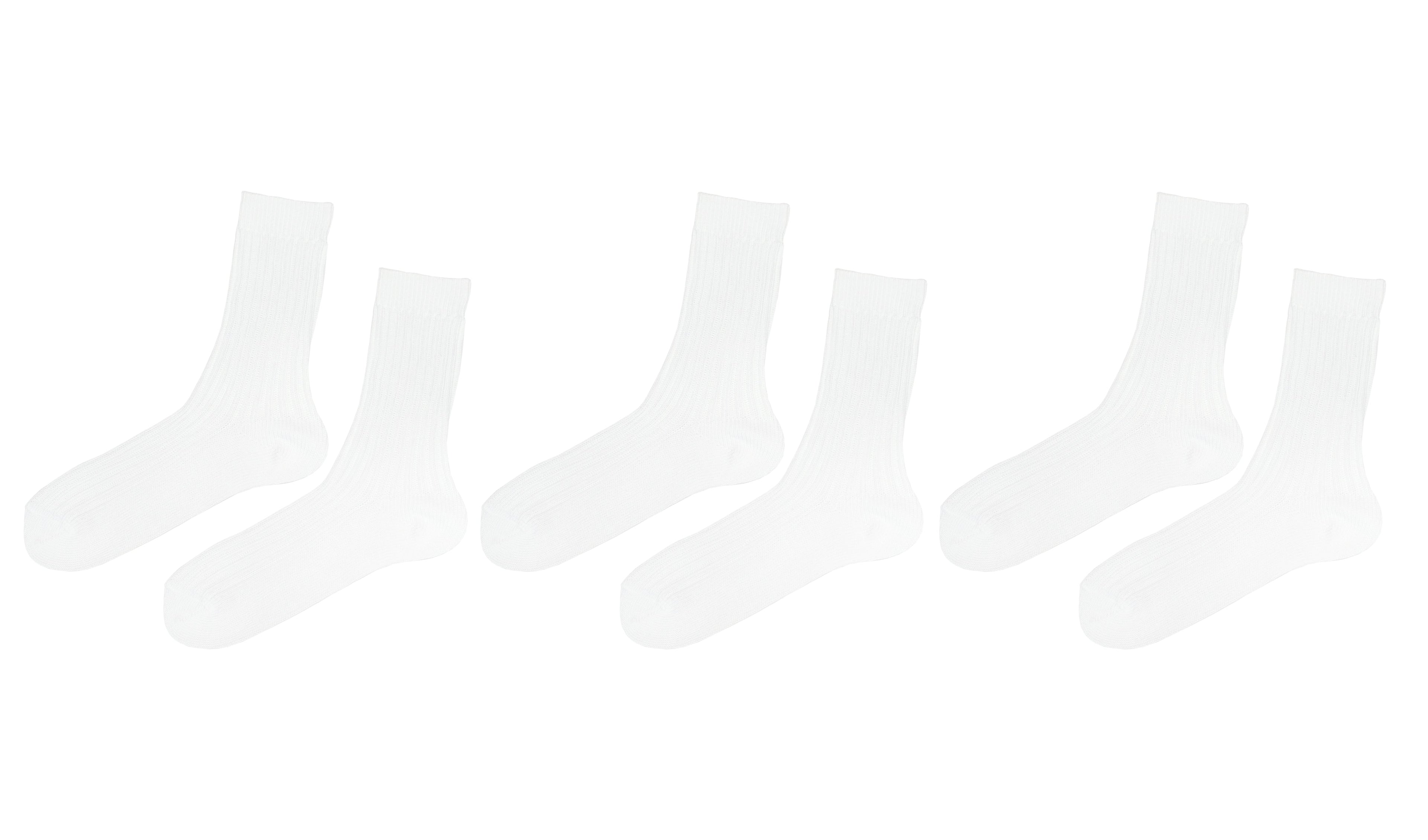 tittimitti® Men’s 100% Organic Cotton Boot Socks 3-Pack – Thick Warm Winter Crew Socks (Made in Italy)