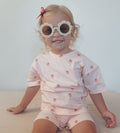 Organic Cotton Strawberry Print Shorts Set