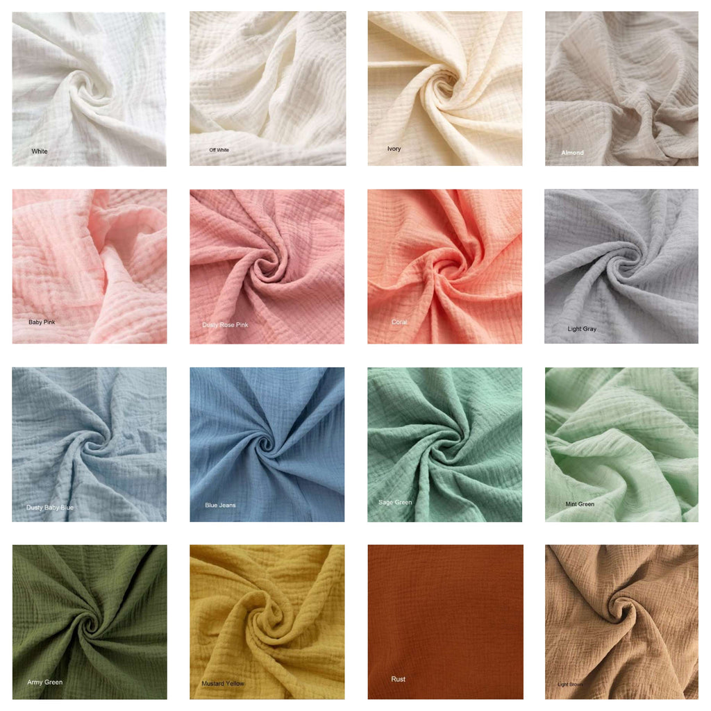 Nestig Mini Crib Custom Made Fitted Sheet - Organic Cotton Double Gauze