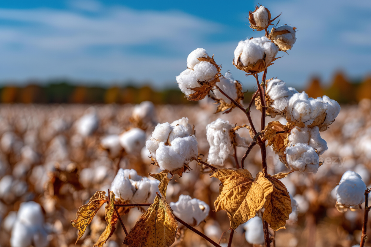 Organic Cotton Field Banner